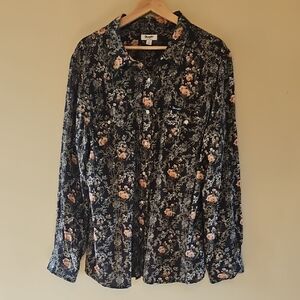 NWOT - Wrangler Retro Floral Buttondown